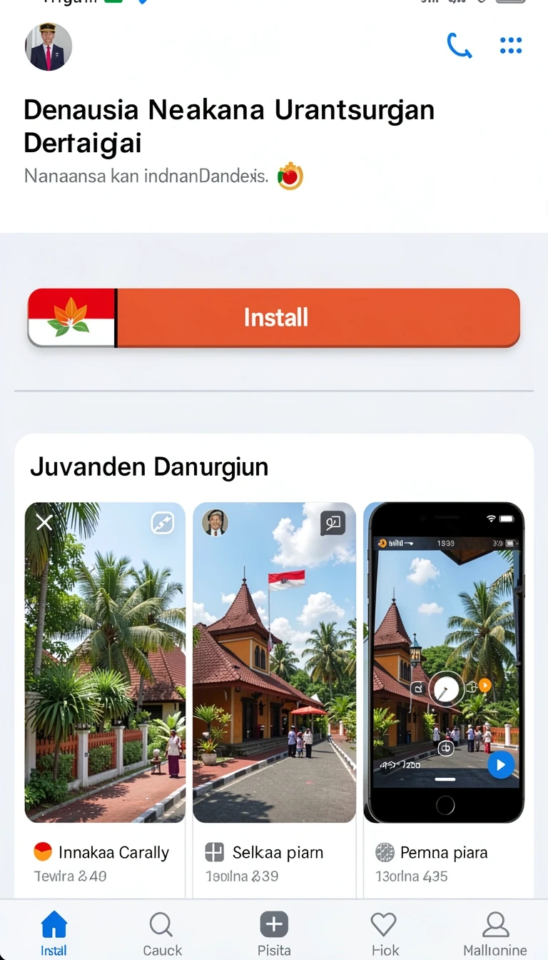 Tampilan utama aplikasi Download bro138 APK untuk Android yang intuitif dan efisien.