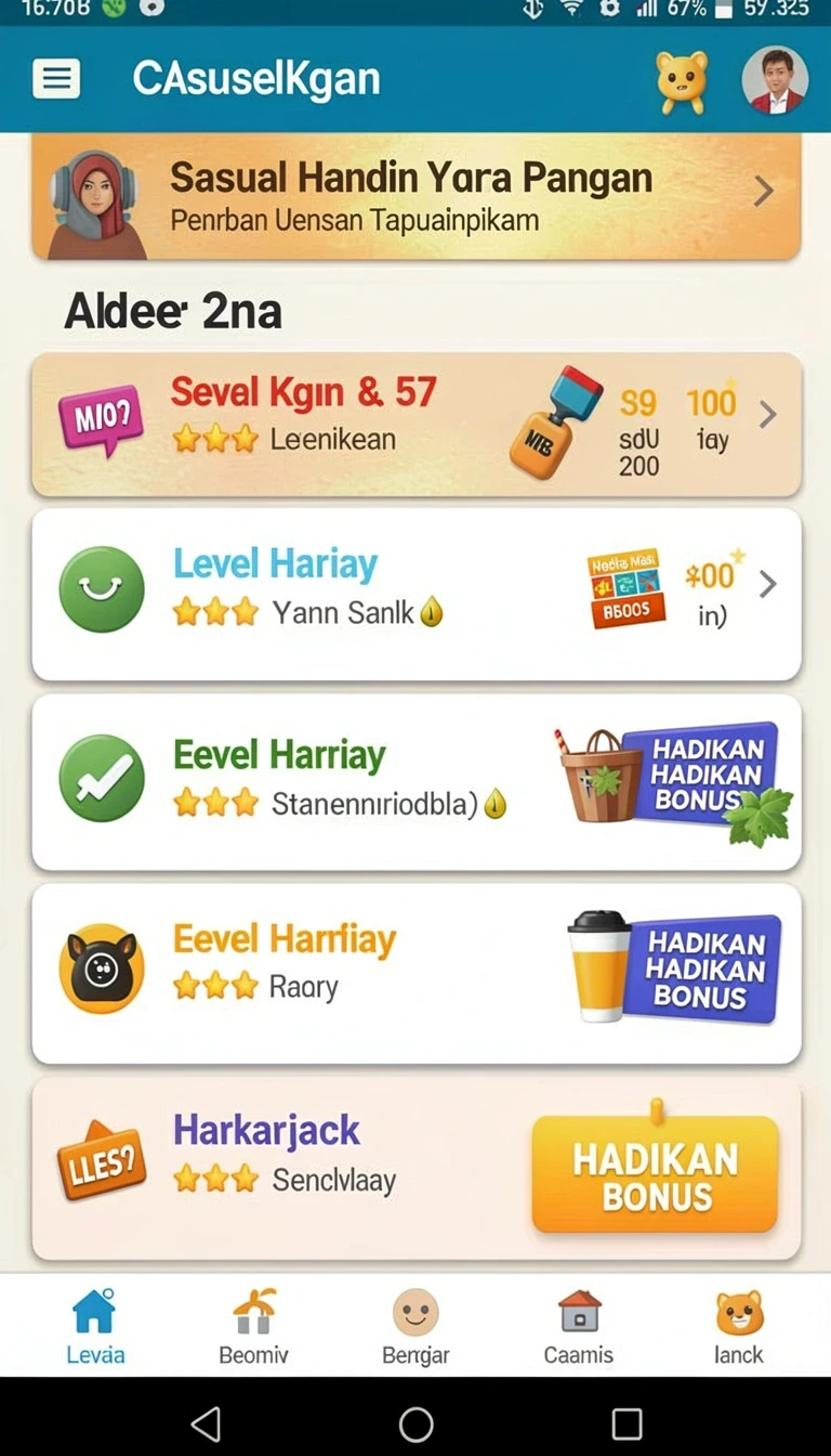 Tampilan utama aplikasi piontogel App APK Terbaru yang intuitif dan efisien.